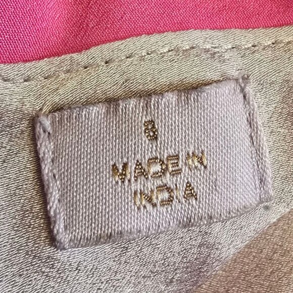 Color block Sleeveless Spring Easter TED BAKER Pleated Dress sz8 - Picture 7 of 7